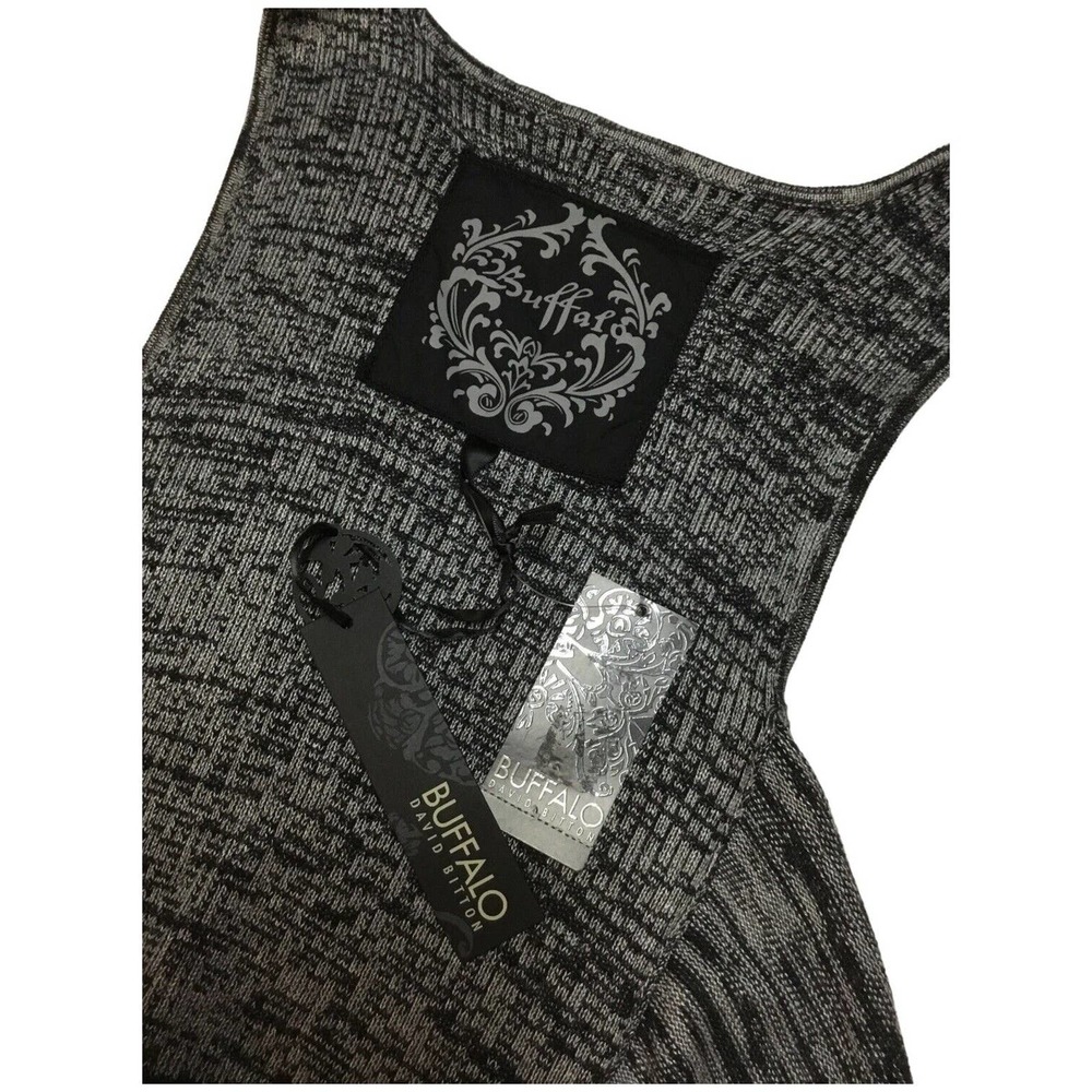 New Buffalo By David Bitton Waterfall Drape Open Sleeveless Cardigan L - Picture 7 of 9